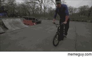 Insane BMX Trick