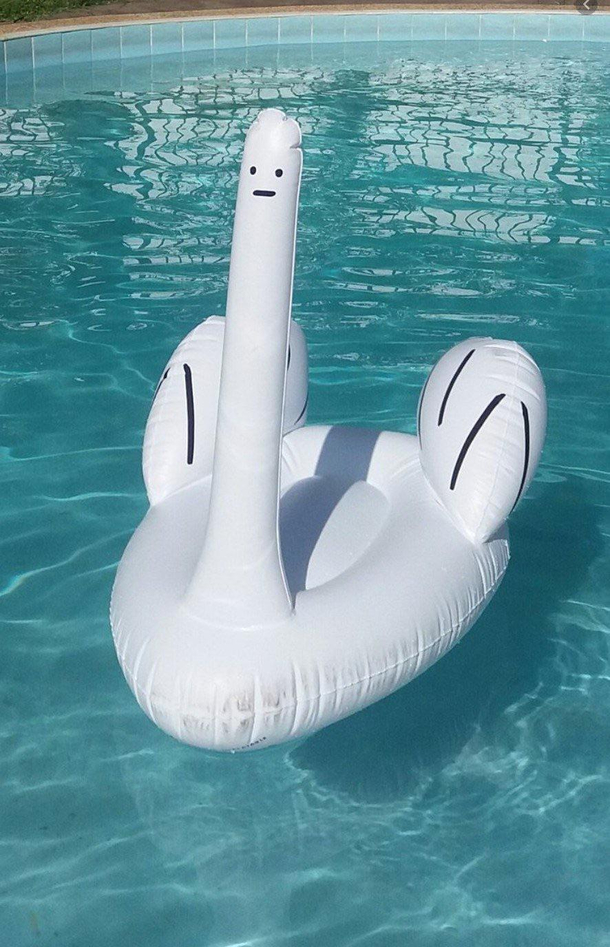 insert swan head here