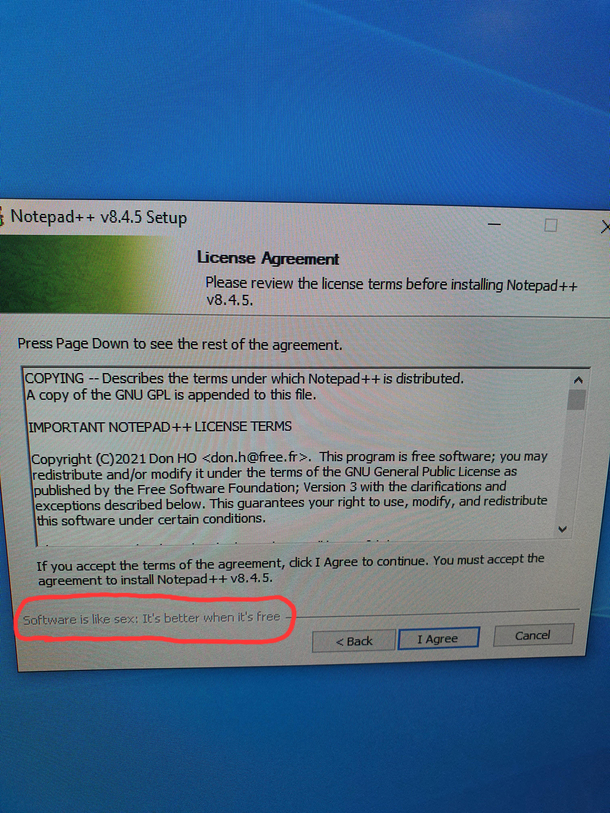 Installing Notepad and I noticed this