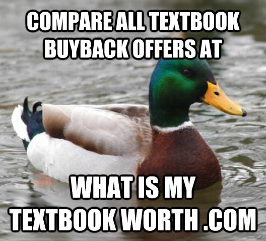 Instead of getting ripped off at the campus bookstore consider selling your used textbooks online