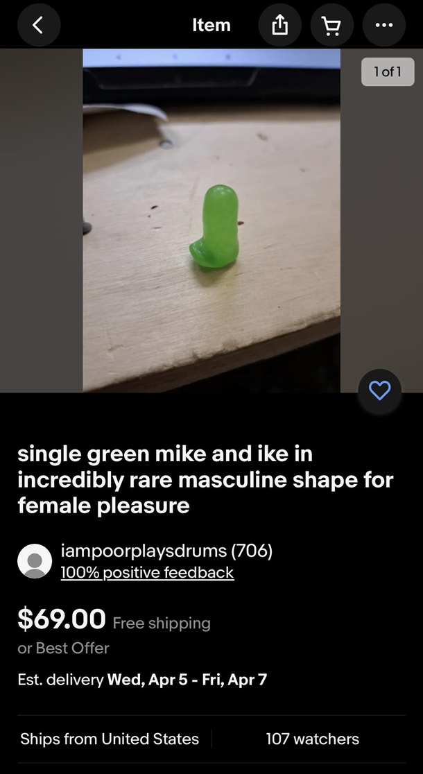 Interesting eBay auction