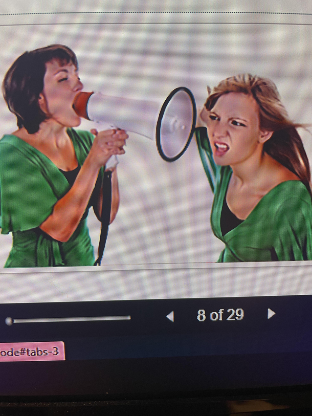Interesting image choice for a textbook chapter about hearing disorders
