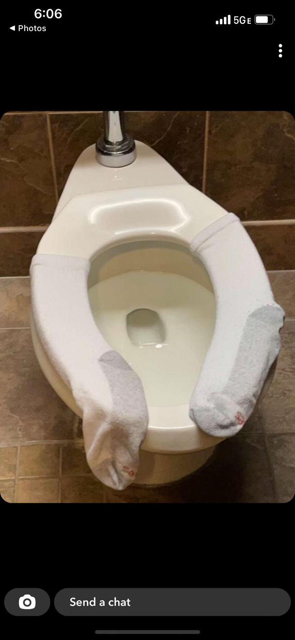 Interesting use for socks