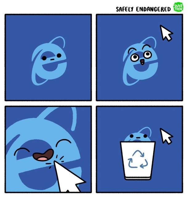 Internet Explorer getting optimistic