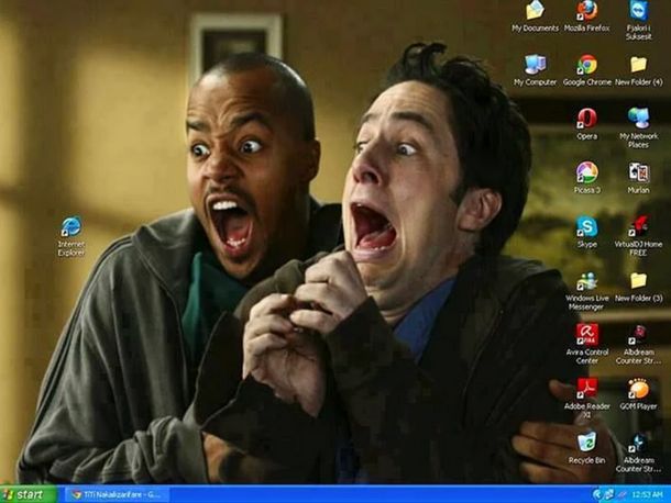 Internet Explorer On a desktop Isolated