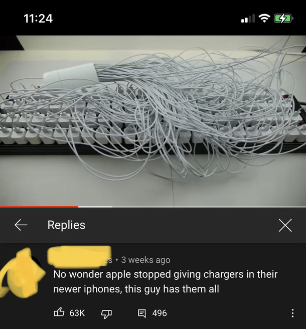 iPhone chargers