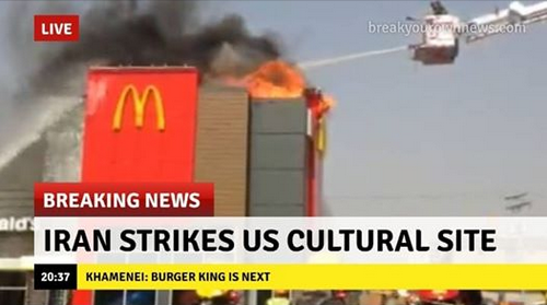 Iran Strikes US Cultural Site