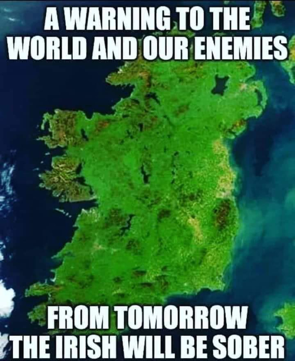 Irish pubs locked down