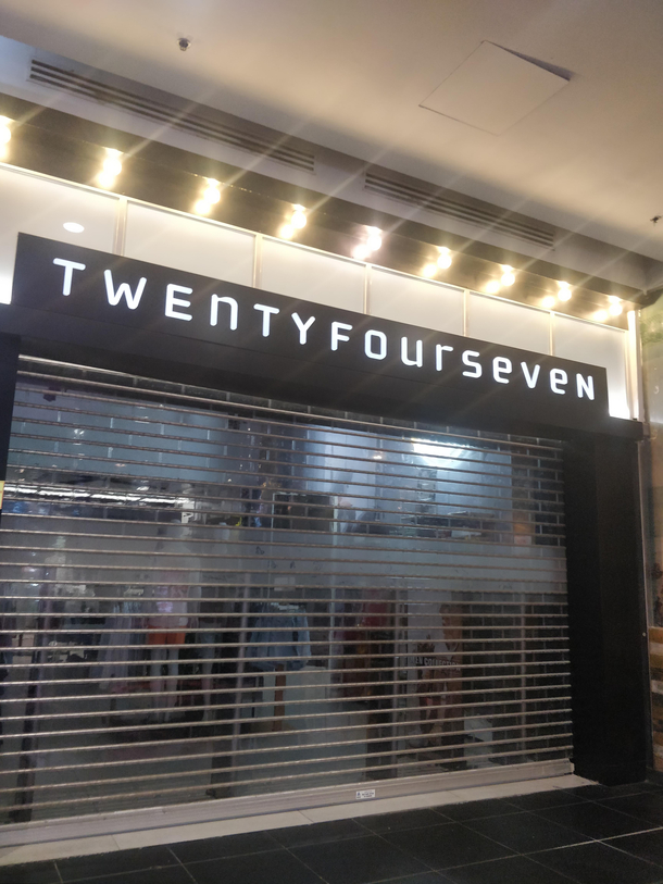 Ironic store name