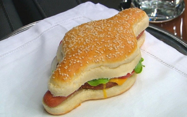 Is it a hamburger or a hot dog