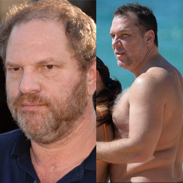Is it me or does Dane Cook look like hes aging into Harvey Weinstein.