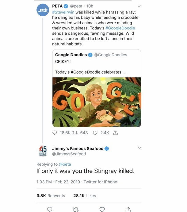 Is Jimmys Famous Seafood on par with Wendys now