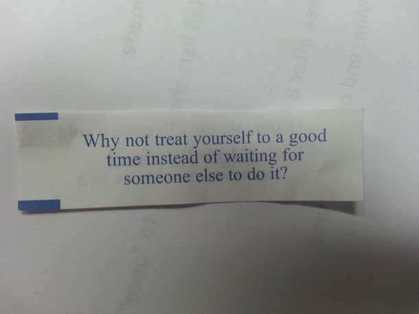 Is my fortune cookie telling me to masterbate