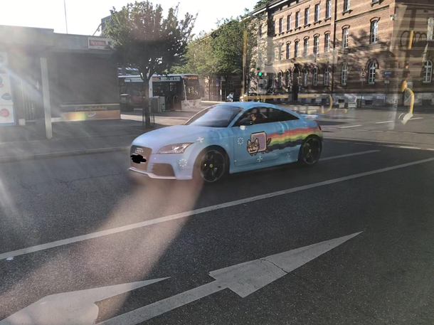 Is Nyan cat still a thing Seen in Ingolstadt Germany