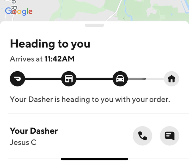 Is salvation or lunch coming