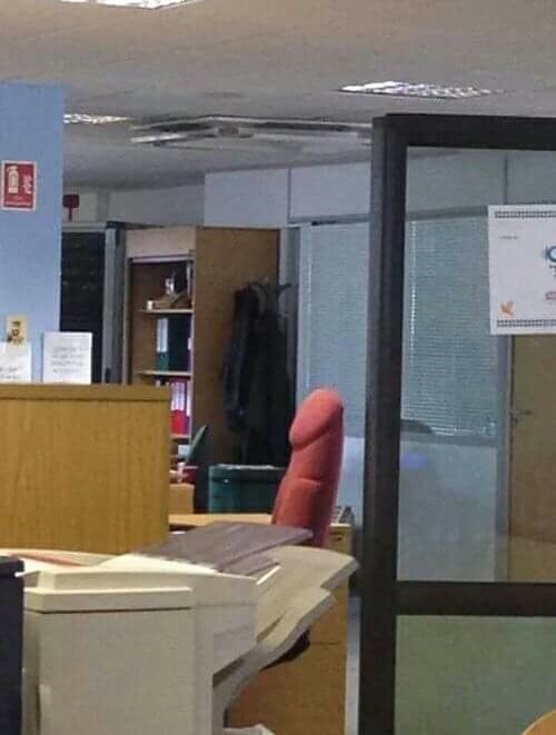 Is that your office chair or is your office just happy to see me