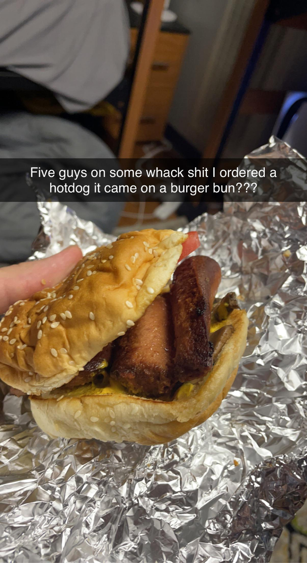 Is this hotdog a sandwich