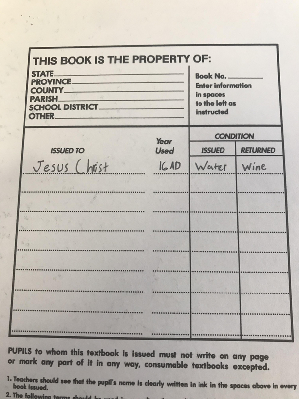 Is this textbook Gospel