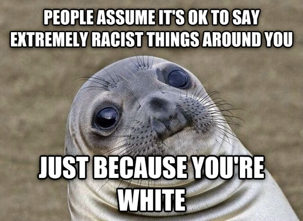 It always takes me by surprise I never know what to say or how to react