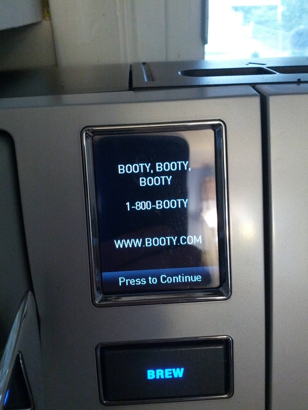 It appears my wife personalized our keurig