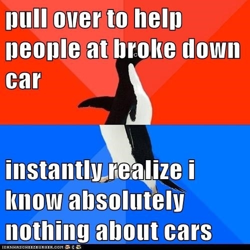 It came down to me saying I think your wheel might fall off