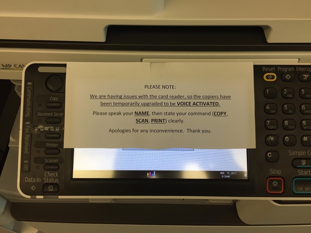 IT dept having a good laugh for April fools