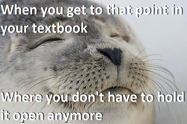 It feels good man