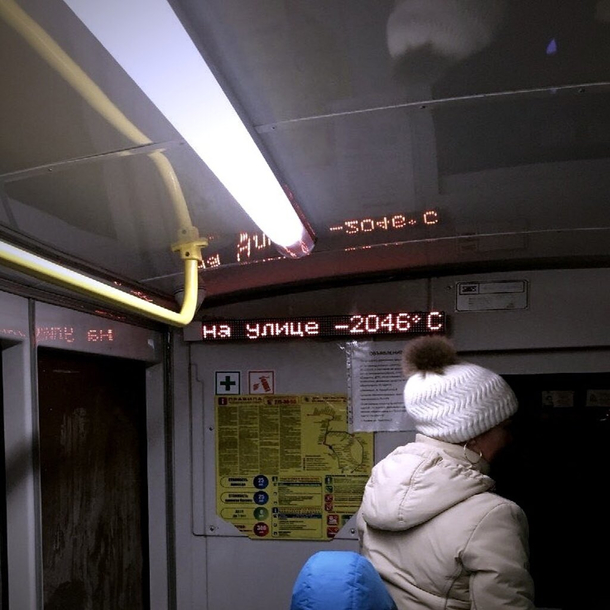 It gets really cold in Russia