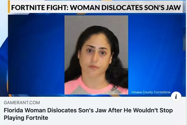 It had to be from florida