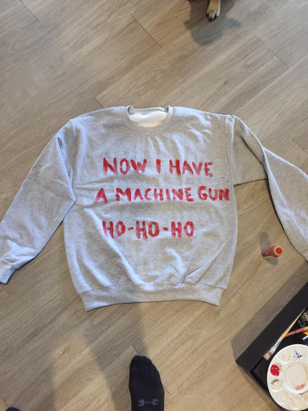 It is a Christmas movie Fists with your toes