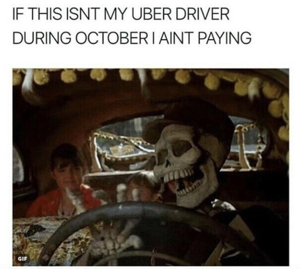 It is close enough to Halloween