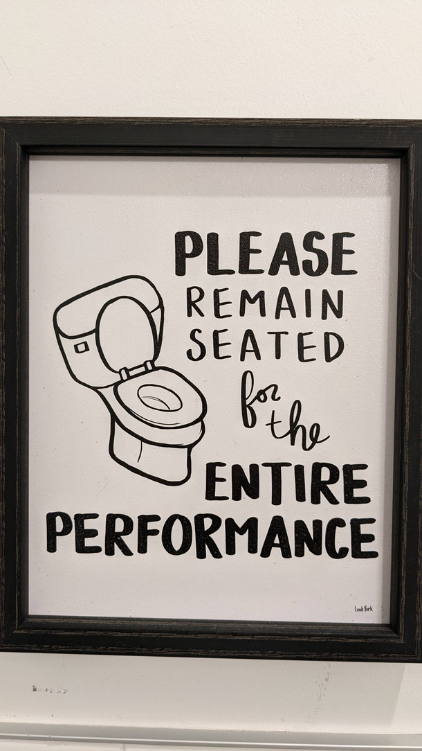 It is quite the show