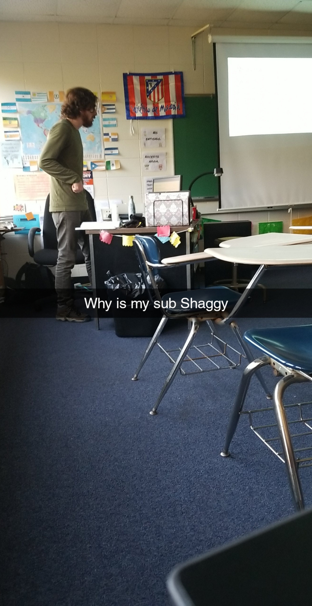 It is taking me every ounce of self restraint not to ask him if he wants a scooby snack