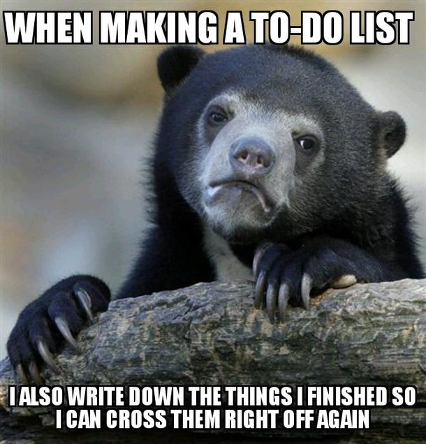 It just feels good