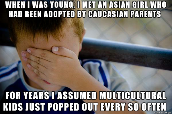 It just seemed logical at the time