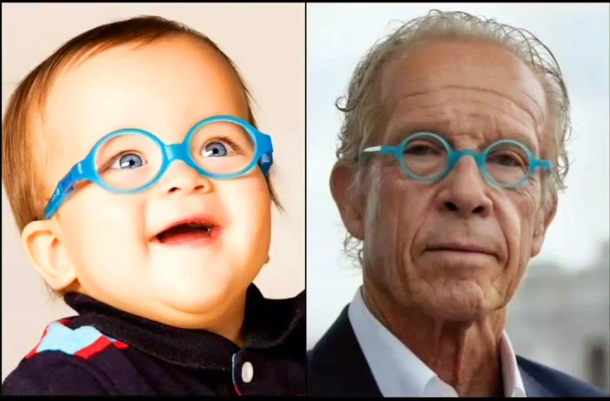 It looks like Jeff Anderson is wearing baby glasses