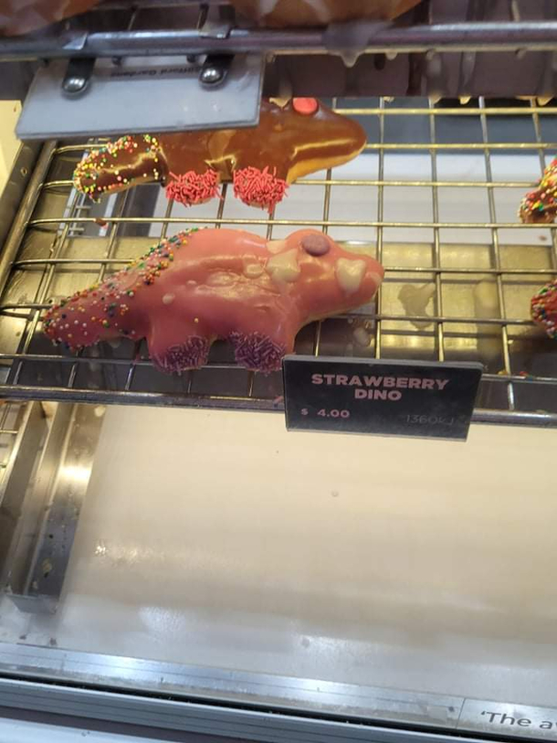 It looks like the chocolate Dino had fun