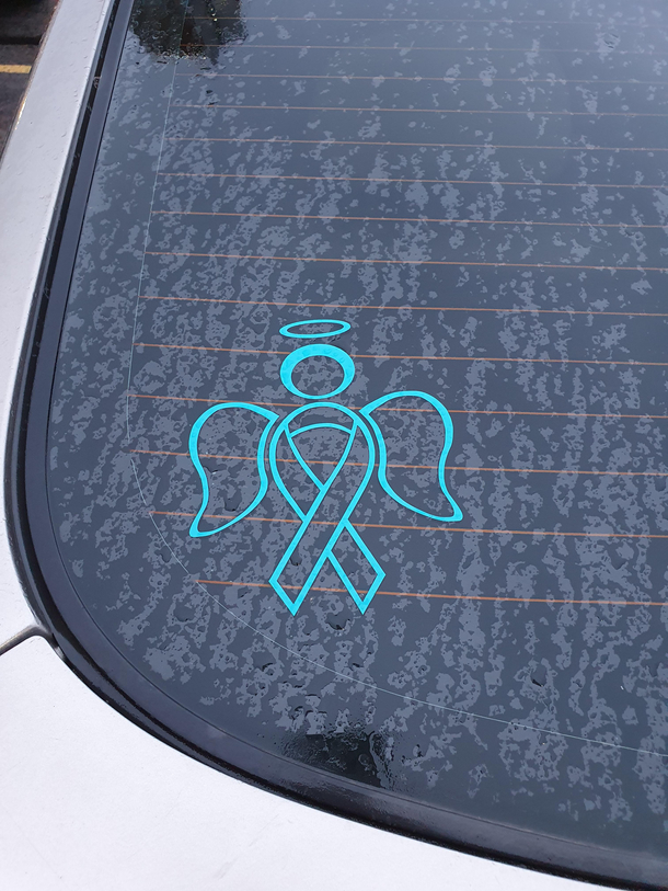 It looks like this angel really has to pee