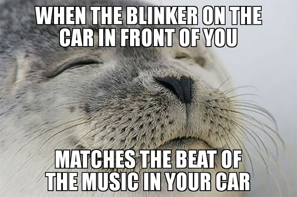 It makes being stuck at a light bearable