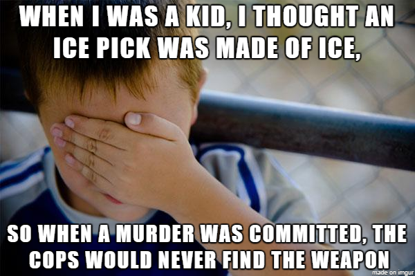 It makes sense right