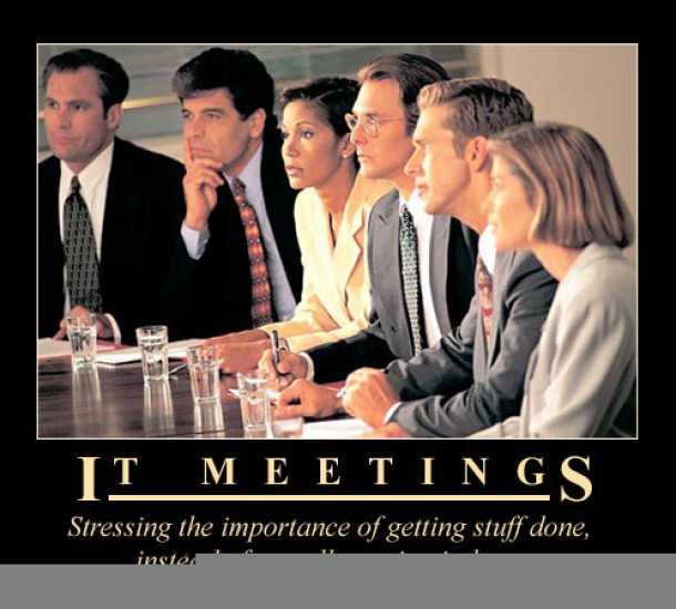 IT Meetings - Meme Guy