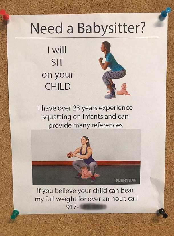It must be nice when something as simple as sitting in your child can discipline your naughty kids