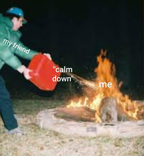 It never helps