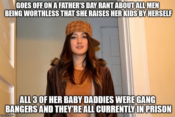 It never occurs to her that she picked the wrong dicks