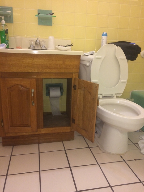 It only took me  days to find the toilet paper