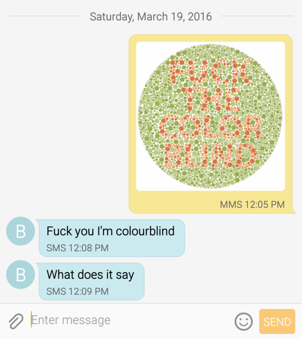 It says your my best friend