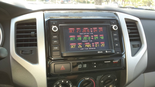 It seems I have activated the time travel feature on my new Tacoma x-post from rToyotaTacoma