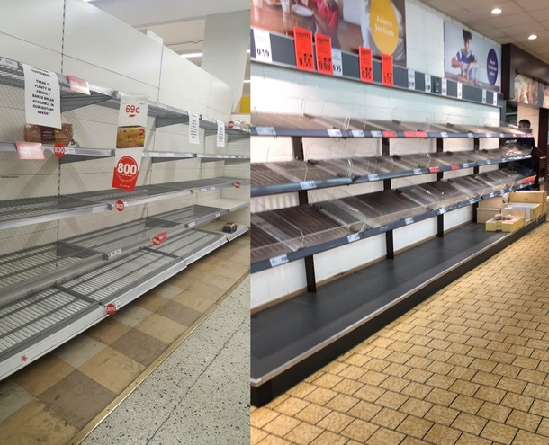 It snowed in Ireland and everyone panic-bought bread