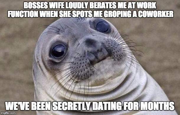 It was a boozy night and I was trying to be discrete It was a real whole room stopped and stared moment