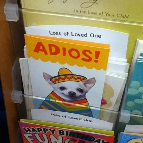 It was a ruff spot to leave the card